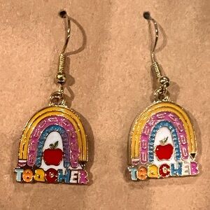 Colorful Teacher Earrings set